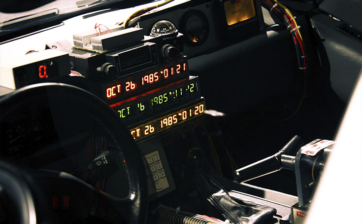 Delorean de regreso al futuro