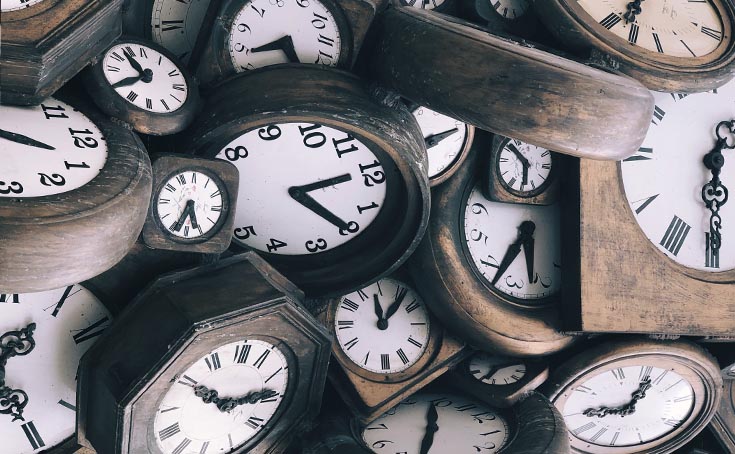 relojes amontonados